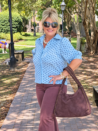 Love at First Dot Blouse