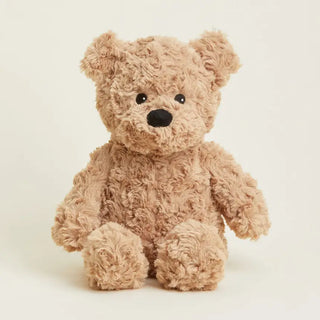 Warmies cuddly brown curly bear.