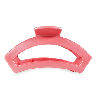 Open Calming Coral Large Hair Clip