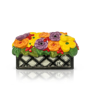 Nora Fleming Love Blooms Here Mini | Window Box