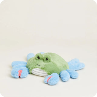 Plush blue crab warmie.