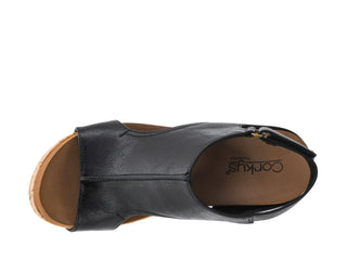 Corkys | Carley Smooth Black Wedge
