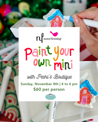 Nora Fleming Paint Your Own Mini Party Ticket
