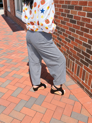 City Stripe Pants | Black