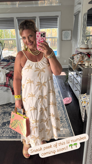Sunset Palms Maxi Dress