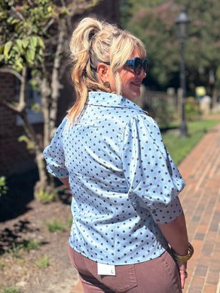 Love at First Dot Blouse