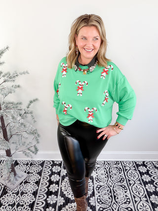 Peppermint Shine Sweatshirt