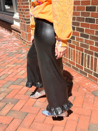 Black Dahlia Pleather Pants