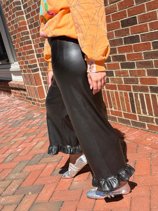 Black Dahlia Pleather Pants