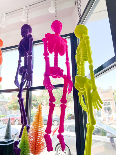 Flocked Skeleton Large 66"