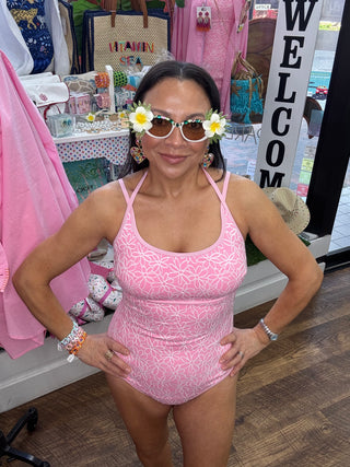 Petal Kiss Textured Swimsuit