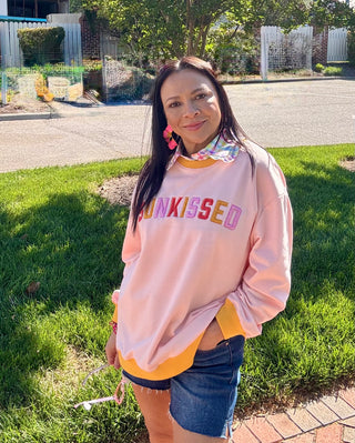 " Sunkissed" Oversized Sweatshirt