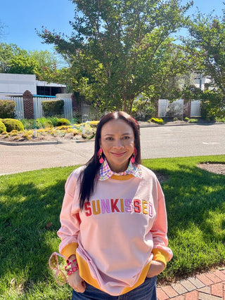 " Sunkissed" Oversized Sweatshirt
