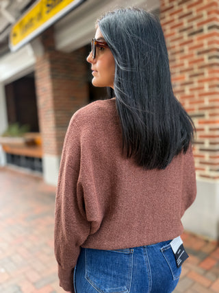 Espresso Elegance Sweater