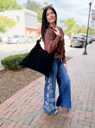 Saige | Bethany High Rise Wide Leg Jeans