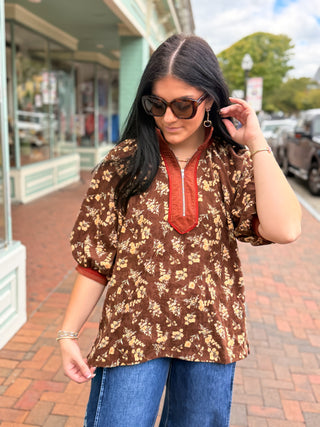 Bloom & Breeze Half-Zip