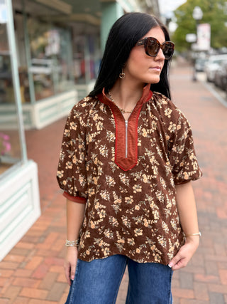 Bloom & Breeze Half-Zip