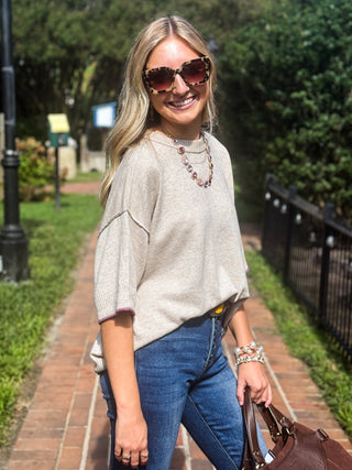 Cozy Oat Sweater