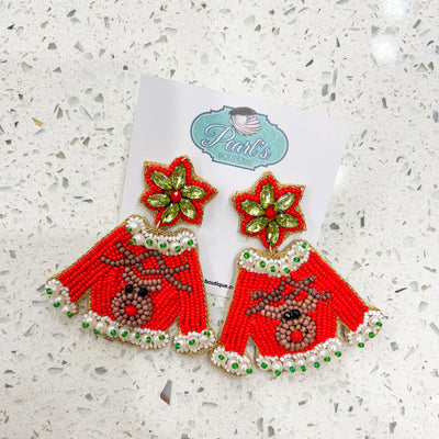 Christmas Ugly Sweater Earrings