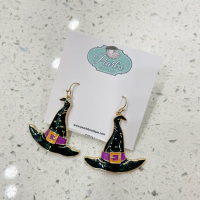 Witch Hat Earrings