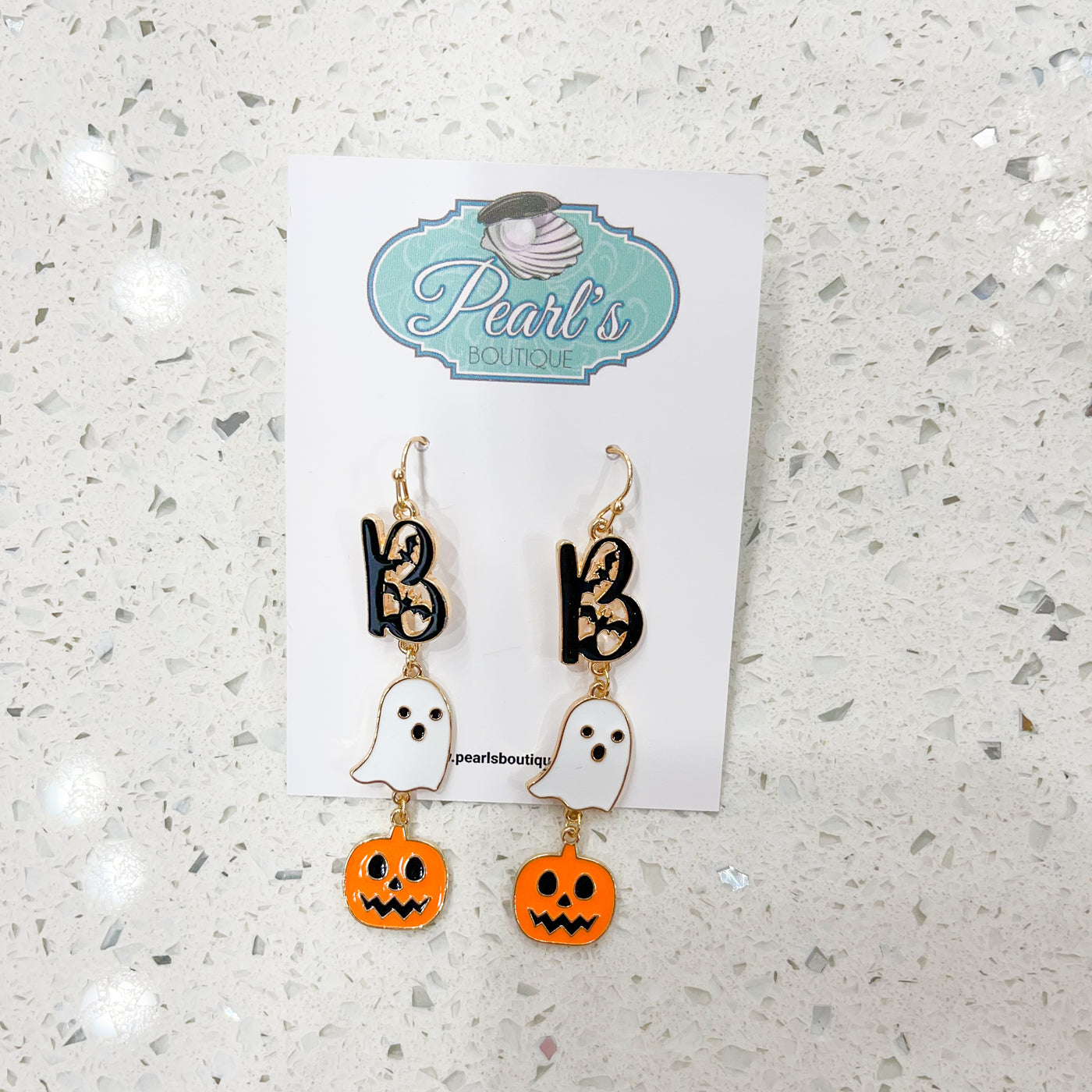 Boo Ghost/Pumpkin Earrings