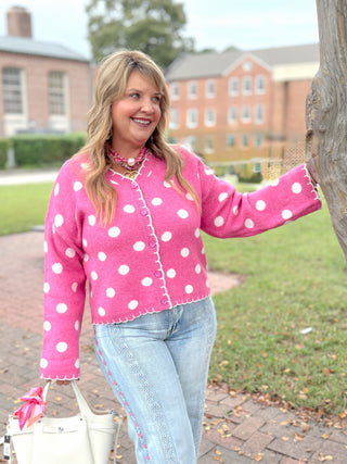 The Dotted Stitch Cardigan