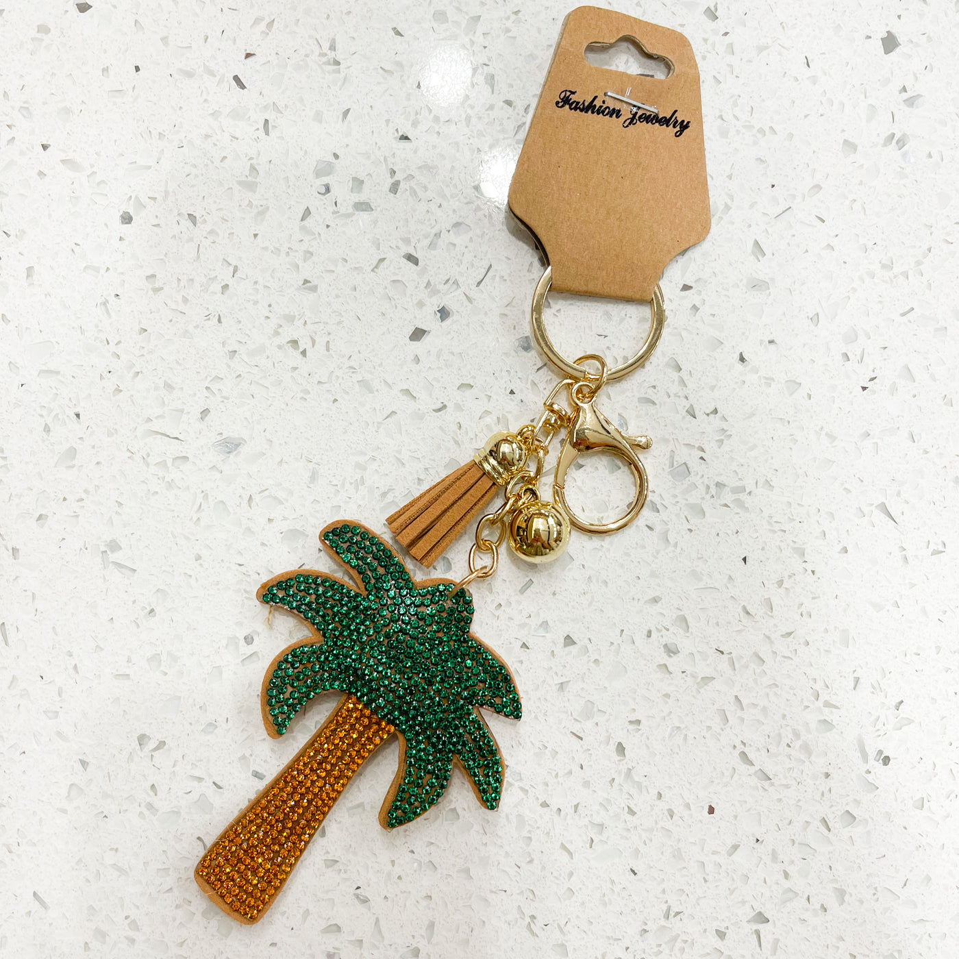 Palm Tree Keychain