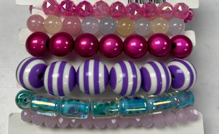 Candy Cane Chaos Bracelet Stack