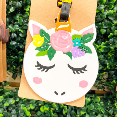 Unicorn Luggage Tag