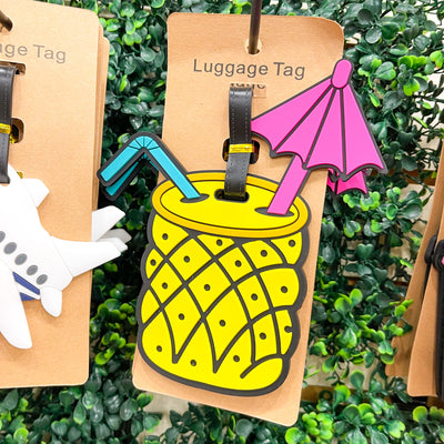 Pineapple Drink Luggage Tag