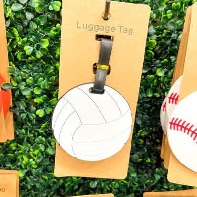 Volleyball Luggage Tag
