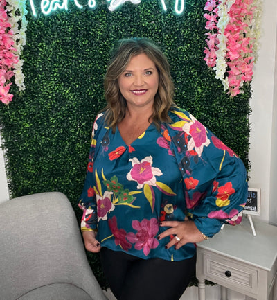 Falling Petals Blouse