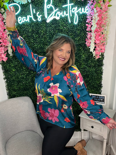 Falling Petals Blouse