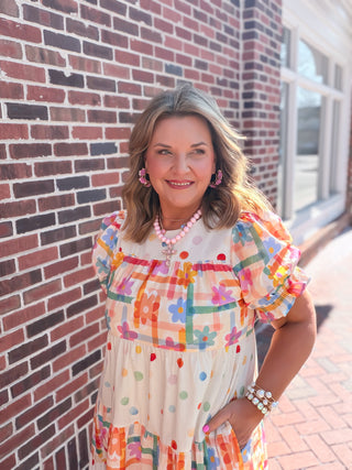 Confetti Garden Tiered Dress