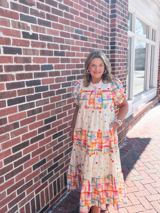 Confetti Garden Tiered Dress