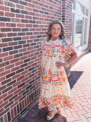 Confetti Garden Tiered Dress