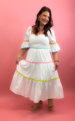 Candy Stripe Fiesta Dress