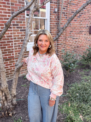 Meadow Dream Oversized Sweatshirt