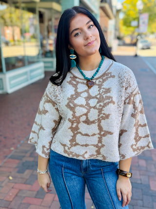 Bloom Theory Knit Sweater | Oatmeal
