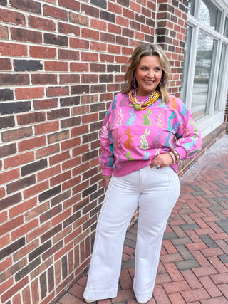 hidden white jeans with pintuck detail