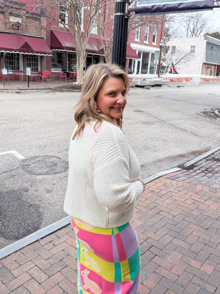 Bloom Button Knit Cardigan