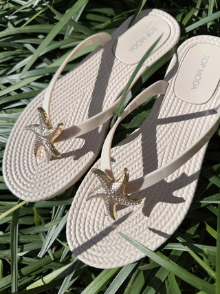 starfish flip flops