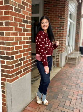 Pretty in Polka Cardigan