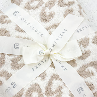Beige Leopard Cozy Blanket
