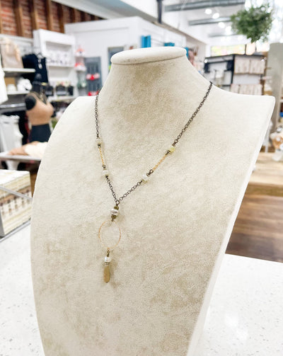Antique Teardrop Necklace