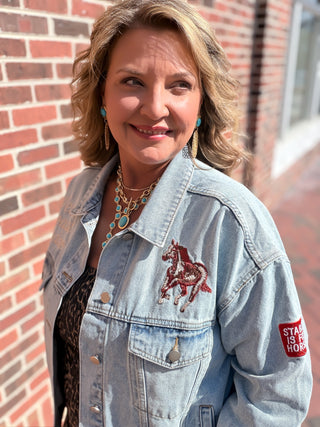 Sweetheart of the West Denim Jacket