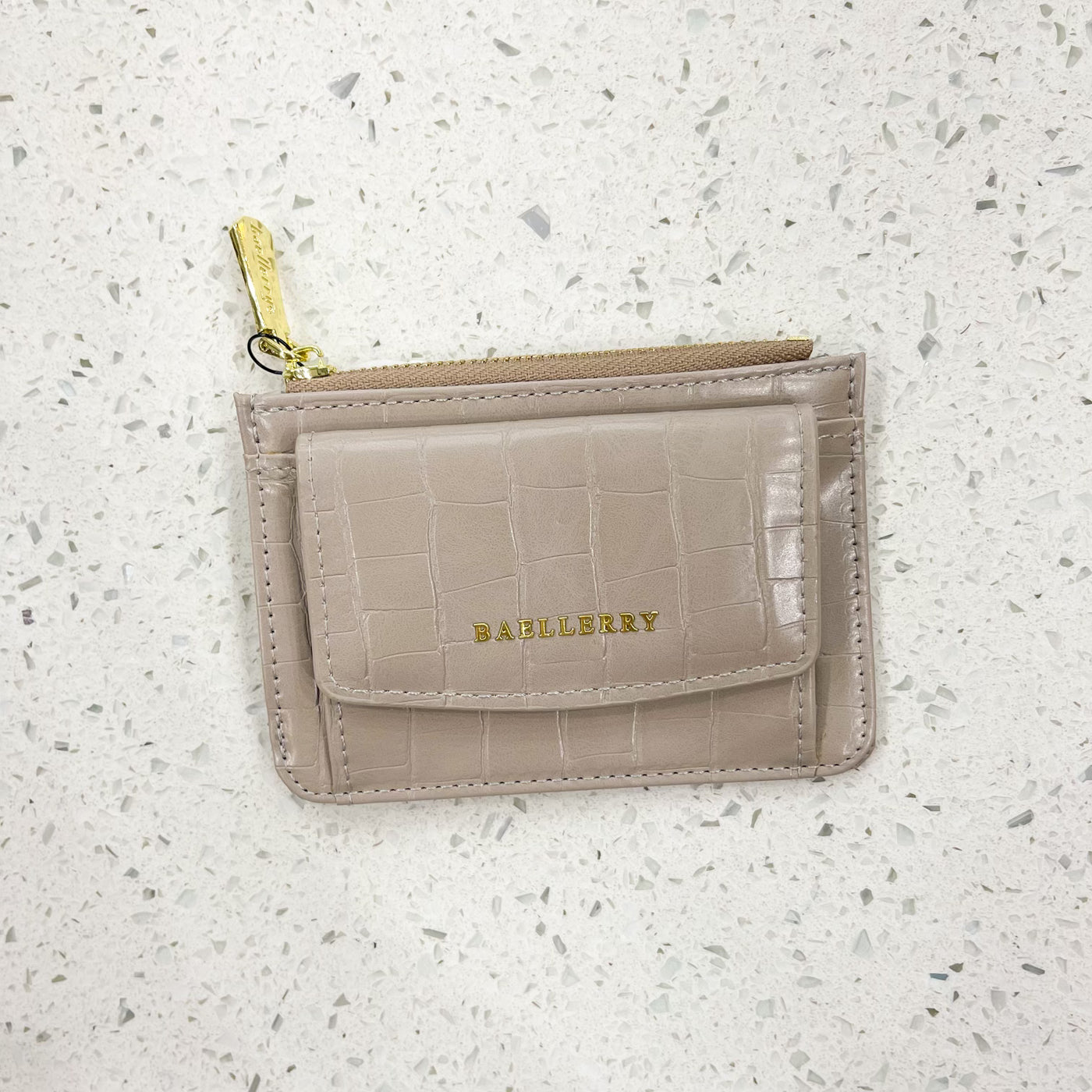 Lt. Grey Leather Wallet