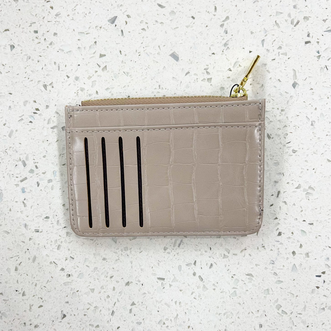 Lt. Grey Leather Wallet