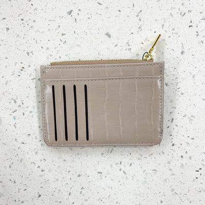 Lt. Grey Leather Wallet