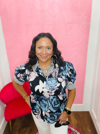 Sweet Stems Stripe Blouse